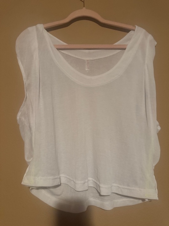 FP Movement by Free People Tops - FP Movement by Free People White Scoop Neck Tank